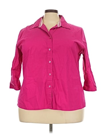Kim Rogers 3/4 Sleeve Button-Down Shirt (view 1)