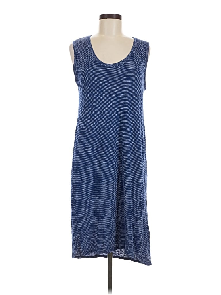 Pre-owned Caslon Casual Dress In Blue