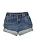 Cat & Jack Blue Denim Shorts Size 0-3 mo - photo 1