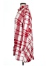 Flax 100% Linen Plaid Red 3/4 Sleeve Button-Down Shirt Size 10 (M) - photo 5