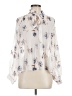 Kut from the Kloth 100% Polyester Floral Ivory 3/4 Sleeve Blouse Size M - photo 1