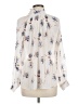 Kut from the Kloth 100% Polyester Floral Ivory 3/4 Sleeve Blouse Size M - photo 2