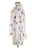 Kut from the Kloth 100% Polyester Floral Ivory 3/4 Sleeve Blouse Size M - photo 5