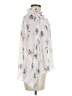 Kut from the Kloth 100% Polyester Floral Ivory 3/4 Sleeve Blouse Size M - photo 4