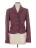 Sisley Tweed Chevron-herringbone Burgundy Blazer Size M - photo 1