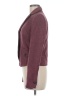Sisley Tweed Chevron-herringbone Burgundy Blazer Size M - photo 5