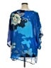 Johnny Was 100% Rayon Blue 3/4 Sleeve Blouse Size 1X - photo 2