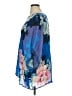Johnny Was 100% Rayon Blue 3/4 Sleeve Blouse Size 1X - photo 5