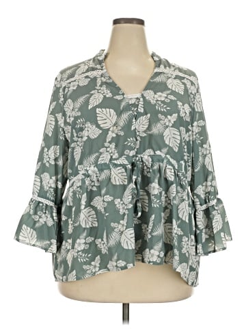 Weekend Suzanne Betro 3/4 Sleeve Blouse (view 1)