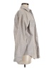 Talbots 100% Cotton Stripes Gray Long Sleeve Button-Down Shirt Size M - photo 4
