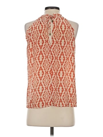 7 For All Mankind Sleeveless Silk Top (view 2)