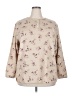 Classic Elements Tan Long Sleeve Henley Size 20-22W - photo 1