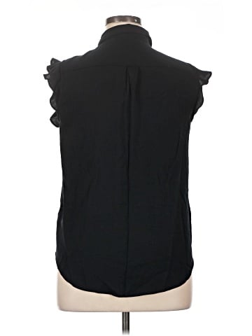 Who What Wear Sleeveless Button-Down Shirt (view 2)