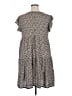 Max Studio Print Brown Casual Dress Size 1X - photo 2