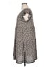 Max Studio Print Brown Casual Dress Size 1X - photo 5