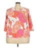 Ruby Rd. Pink 3/4 Sleeve Blouse Size 2X - photo 1