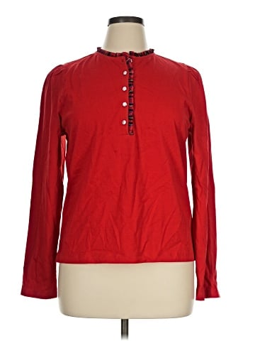 J.Crew Factory Store Long Sleeve Blouse (view 1)