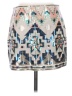 Express Print Silver Casual Skirt Size S - photo 1