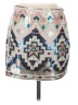 Express Print Silver Casual Skirt Size S - photo 2