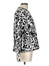 DKNY Animal Print Black Silver Pullover Sweater Size L - photo 4