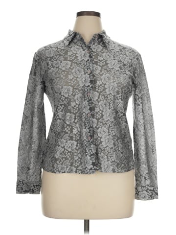 New York & Company Long Sleeve Button-Down Shirt (view 1)