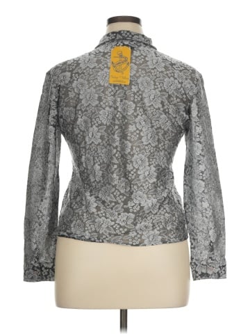 New York & Company Long Sleeve Button-Down Shirt (view 2)