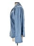 Aligne Stripes Blue Long Sleeve Blouse Size 10 - photo 5