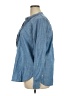 J.Crew 100% Cotton Blue Long Sleeve Blouse Size 2X - photo 5