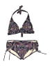 Tibi Paisley Blue Purple Two Piece Swimsuit Size S - photo 1