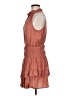 Glam 100% Polyester Brown Casual Dress Size M - photo 5