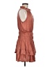 Glam 100% Polyester Brown Casual Dress Size M - photo 4