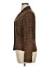 Anne Klein II Tweed Brown Long Sleeve Blouse Size 14 - photo 5