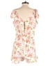 Pins and Needles 100% Polyester Floral Ivory Romper Size M - photo 2