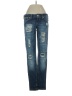 Express Jeans Graphic Blue Jeans Size 2 - photo 1