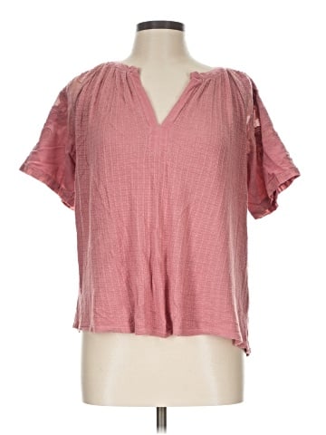Lucky Brand Short Sleeve Blouse (view 1)