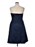 David's Bridal 100% Polyester Solid Blue Cocktail Dress Size 16 - photo 2