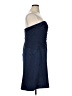 David's Bridal 100% Polyester Solid Blue Cocktail Dress Size 16 - photo 4