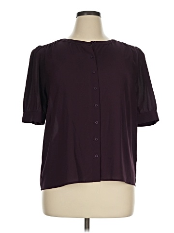 Calvin Klein Short Sleeve Blouse (view 1)