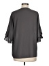Veronica M. 100% Polyester Gray 3/4 Sleeve Blouse Size M - photo 2