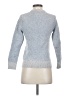 J.Crew Chevron-herringbone Blue Wool Sweater Size S - photo 2
