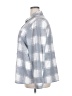 32 Degrees Checkered-gingham Gray 3/4 Sleeve Blouse Size 2X - photo 5