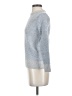 J.Crew Chevron-herringbone Blue Wool Sweater Size S - photo 5