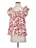 Sanctuary Red Short Sleeve Blouse Size S - photo 1