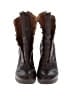 Hunter 100% Leather Brown Ankle Boots Size 6 1/2 - photo 2