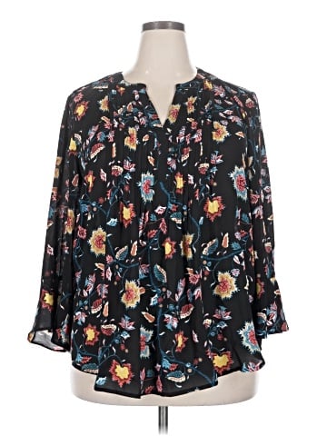 Style&Co Long Sleeve Blouse (view 1)