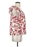 Sanctuary Red Short Sleeve Blouse Size S - photo 4