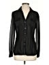 Cache 100% Polyester Black Long Sleeve Blouse Size S - photo 1