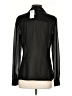 Cache 100% Polyester Black Long Sleeve Blouse Size S - photo 2