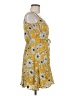 Assorted Brands 100% Polyester Yellow Casual Dress Size M - photo 4