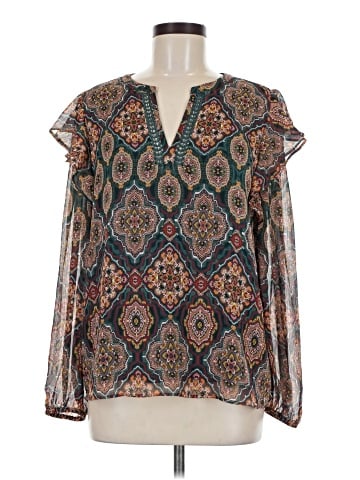 Ann Taylor LOFT Long Sleeve Blouse (view 1)
